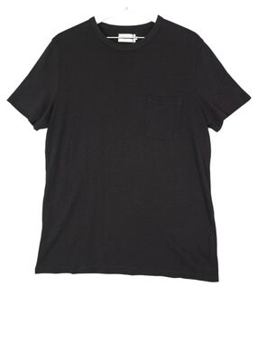 Taylor Stitch The Organic Cotton Crew Tee In Black Indigo